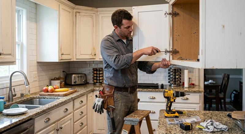 Cabinet Repair project example